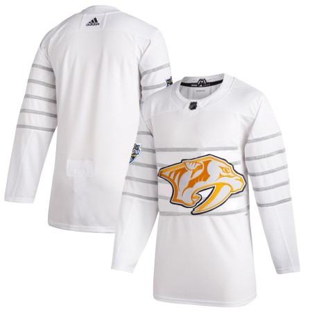Nashville Predators Blank Wit Adidas 2020 NHL All-Star Authentic Shirt - Mannen